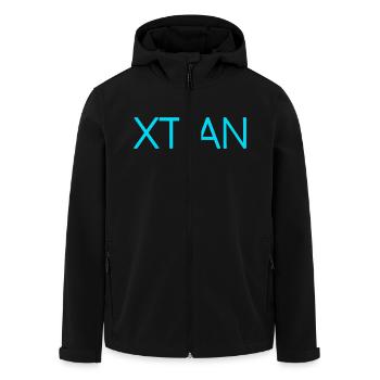 Xtian - Recycelte Männer Softshell-Jacke von Stanley/Stella - Schwarz - Vorne - AI Model Male 185 light (185cm)