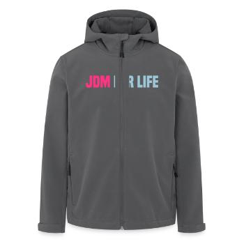 JDM for Life - Veste softshell homme en polyester recyclé Stanley/Stella - noir - Devant - AI Model Male 185 light (185cm)