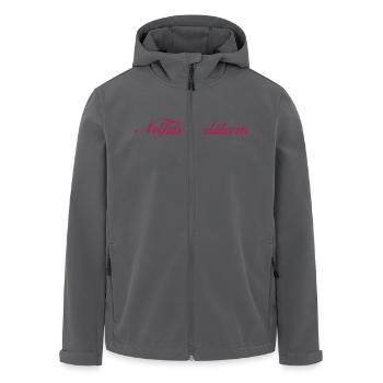 Notfallsanitäterin - Recycelte Männer Softshell-Jacke von Stanley/Stella - Schwarz - Vorne - AI Model Male 185 light (185cm)