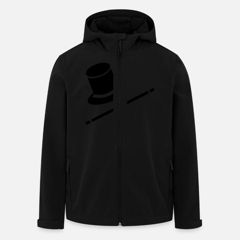 wizard - Men’s Recycled Softshell Jacket by Stanley/Stella - black