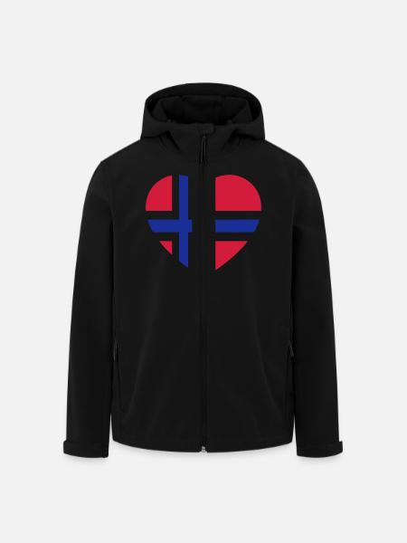 norge - Men’s Recycled Softshell Jacket by Stanley/Stella - black