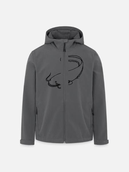 Wels - Recycelte Männer Softshell-Jacke von Stanley/Stella - Schwarz