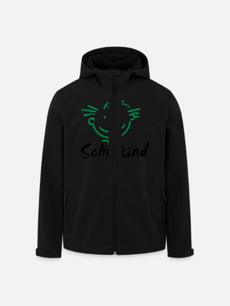 Junge Schulkind - Recycelte Männer Softshell-Jacke von Stanley/Stella - Schwarz