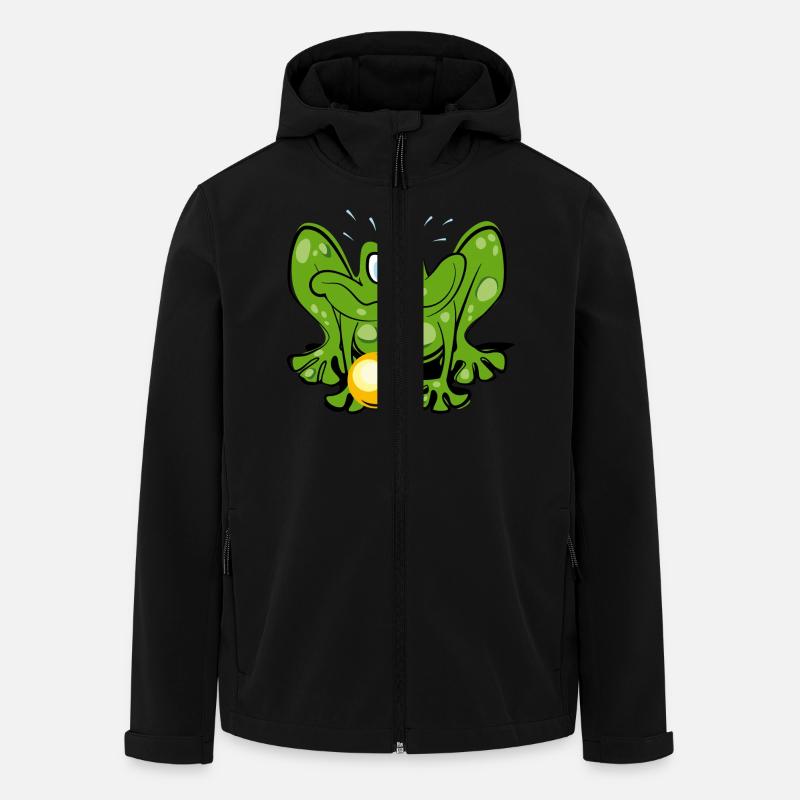 Frog king - Men’s Recycled Softshell Jacket by Stanley/Stella - black