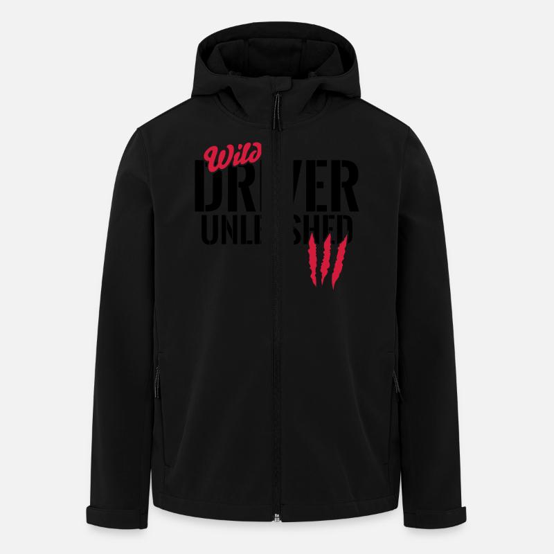 Wild rider unleashed - Men’s Recycled Softshell Jacket by Stanley/Stella - black