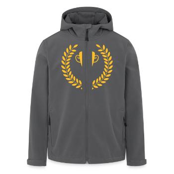 coupe - Veste softshell homme en polyester recyclé Stanley/Stella - noir - Devant - AI Model Male 185 light (185cm)