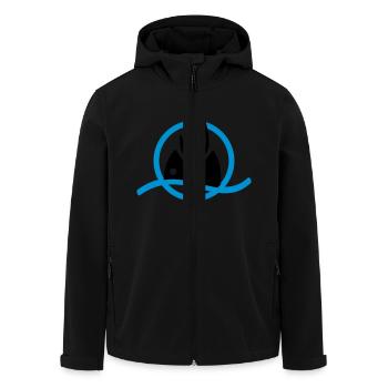 Angelsport - Recycelte Männer Softshell-Jacke von Stanley/Stella - Schwarz - Vorne - AI Model Male 185 light (185cm)