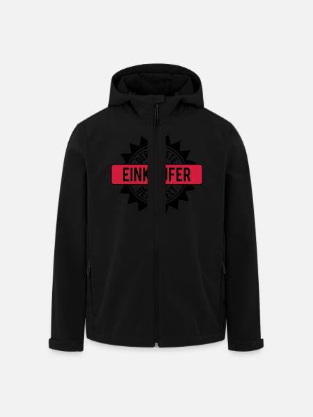 der beste einkaufer 2c - Recycelte Männer Softshell-Jacke von Stanley/Stella - Schwarz