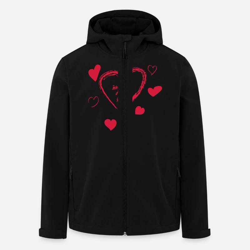 Liebe - Men’s Recycled Softshell Jacket by Stanley/Stella - black