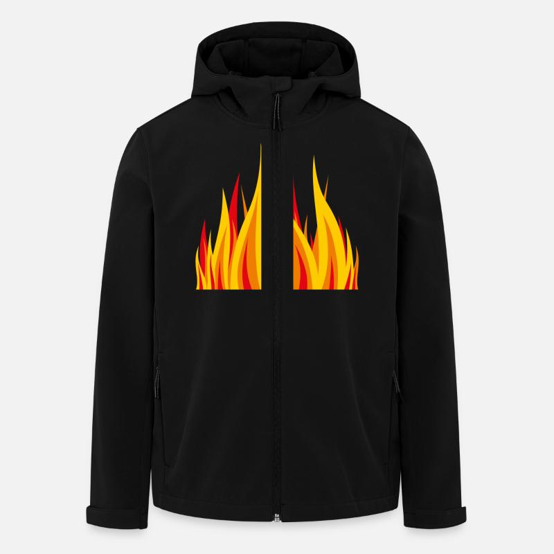 Fire 2 - Men’s Recycled Softshell Jacket by Stanley/Stella - black