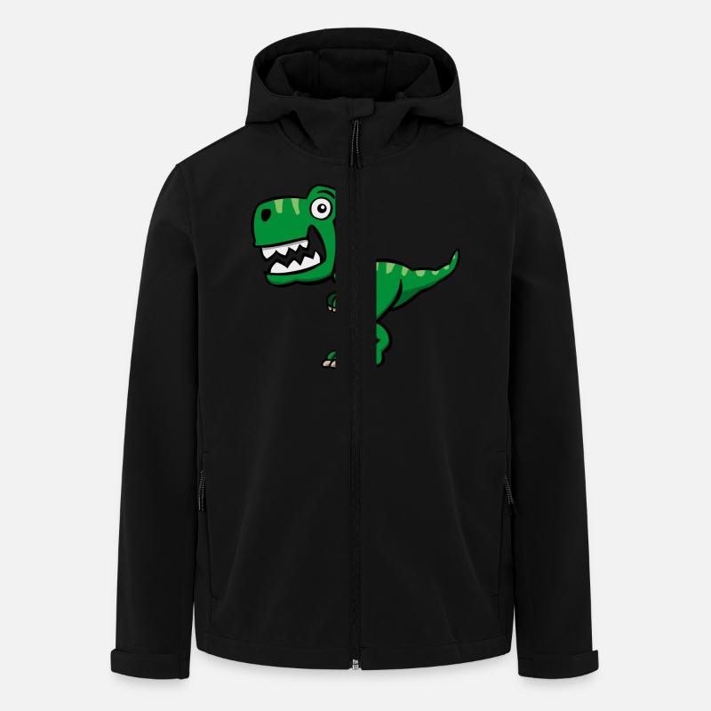 Superdino - Veste softshell homme en polyester recyclé Stanley/Stella - noir