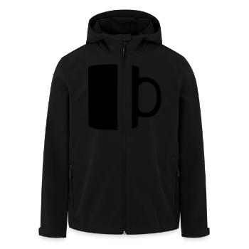 tasse - Recycelte Männer Softshell-Jacke von Stanley/Stella - Schwarz - Vorne - AI Model Male 185 light (185cm)