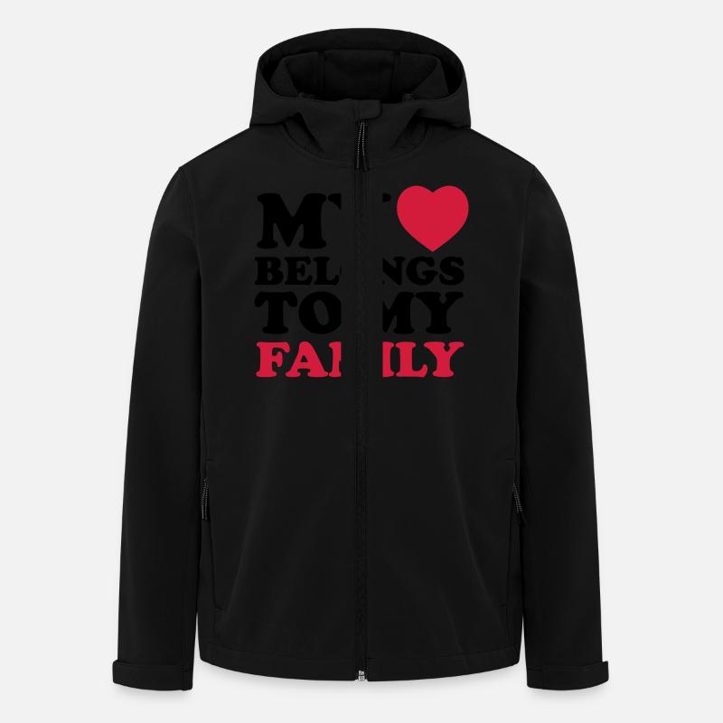 MHBTM family - Recycelte Männer Softshell-Jacke von Stanley/Stella - Schwarz