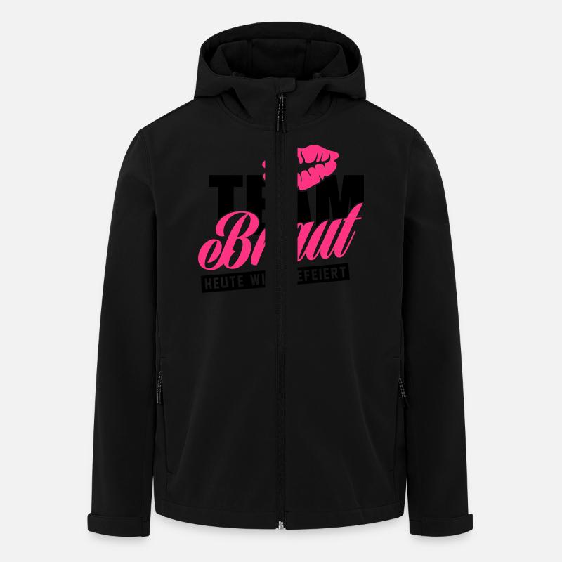 Hen night - team bride - Men’s Recycled Softshell Jacket by Stanley/Stella - black