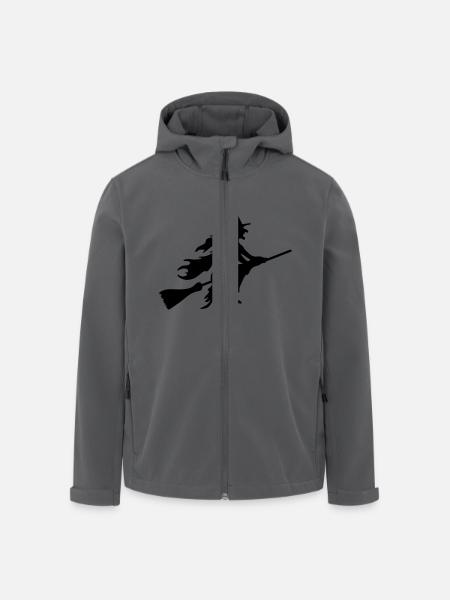 Witch - Men’s Recycled Softshell Jacket by Stanley/Stella - black