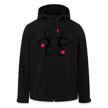 big bang atome physik - Recycelte Männer Softshell-Jacke von Stanley/Stella - Schwarz - Vorne - AI Model Male 185 light (185cm)