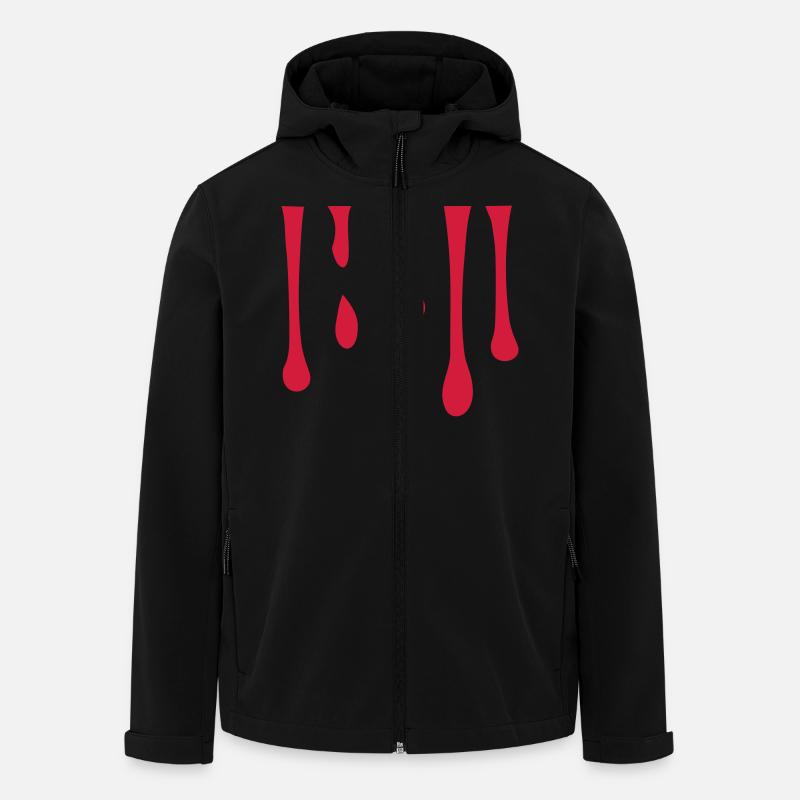 Blut - Recycelte Männer Softshell-Jacke von Stanley/Stella - Schwarz