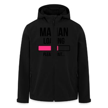 Maman loading Please Wait... - Veste softshell homme en polyester recyclé Stanley/Stella - noir - Devant - AI Model Male 185 light (185cm)