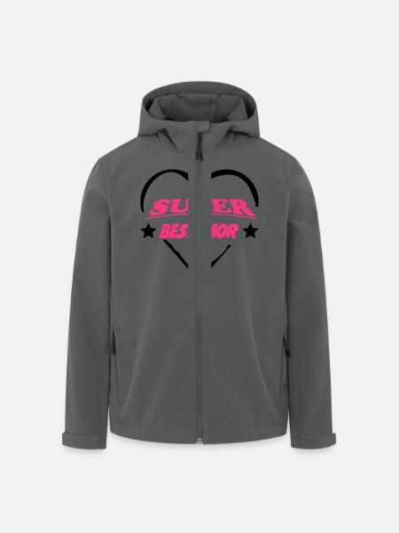 Super bestemor - Recycelte Männer Softshell-Jacke von Stanley/Stella - Schwarz
