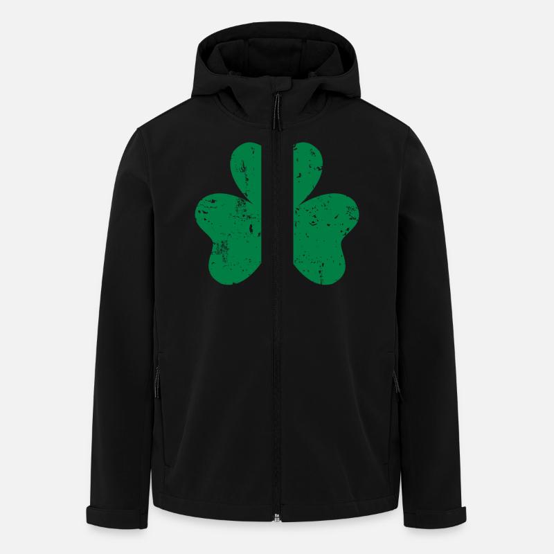 Shamrock - Veste softshell homme en polyester recyclé Stanley/Stella - noir