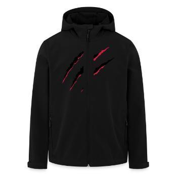 krallen_02 - Veste softshell homme en polyester recyclé Stanley/Stella - noir - Devant - AI Model Male 185 light (185cm)