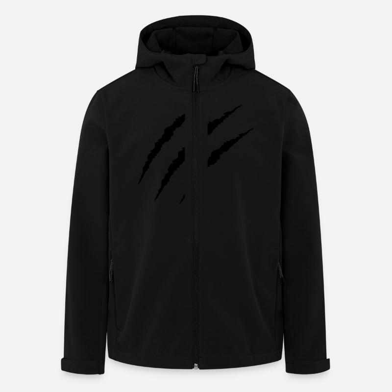 krallen_01 - Veste softshell homme en polyester recyclé Stanley/Stella - noir