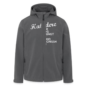 habedere - Recycelte Männer Softshell-Jacke von Stanley/Stella - Schwarz - Vorne - AI Model Male 185 light (185cm)