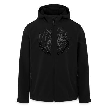 Spinnen nützlich / Ich mag Spinnen - Recycelte Männer Softshell-Jacke von Stanley/Stella - Schwarz - Vorne - AI Model Male 185 light (185cm)