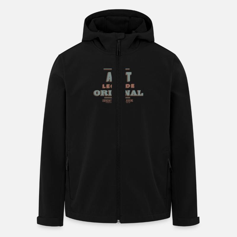 Arzt - Recycelte Männer Softshell-Jacke von Stanley/Stella - Schwarz