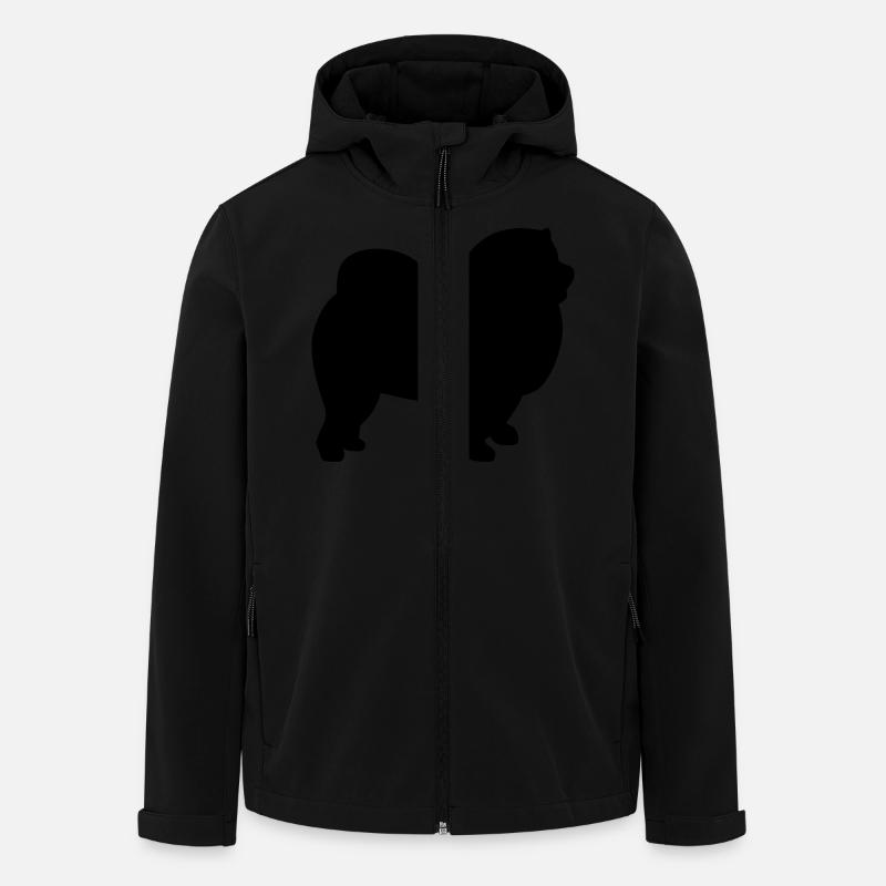 Chow-Chow - Veste softshell homme en polyester recyclé Stanley/Stella - noir