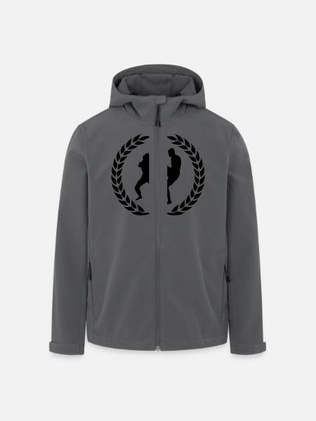 fighter design - Recycelte Männer Softshell-Jacke von Stanley/Stella - Schwarz