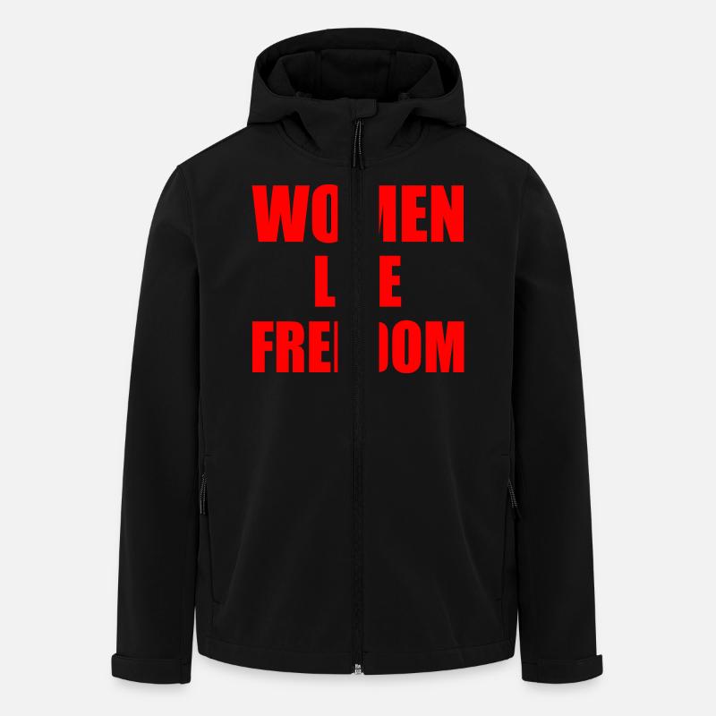 Women life freedom - Recycelte Männer Softshell-Jacke von Stanley/Stella - Schwarz