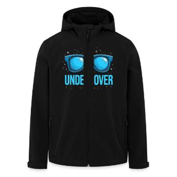 Déguisement Undercover - Sunglasses Fun - Veste softshell homme en polyester recyclé Stanley/Stella - noir - Devant - AI Model Male 185 light (185cm)