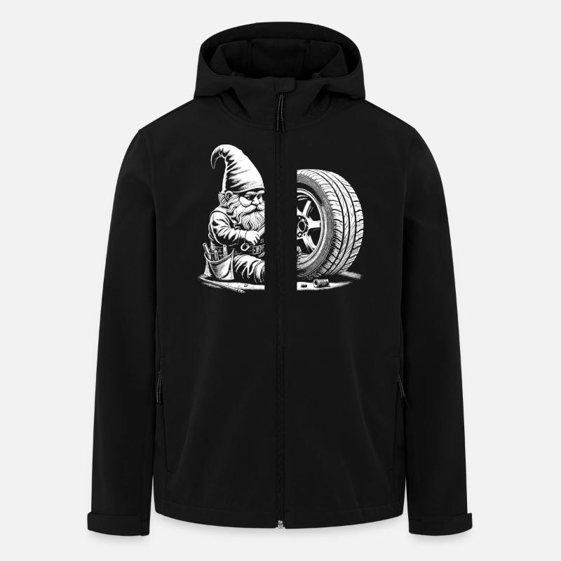 Car mechanic - Men’s Recycled Softshell Jacket by Stanley/Stella - black