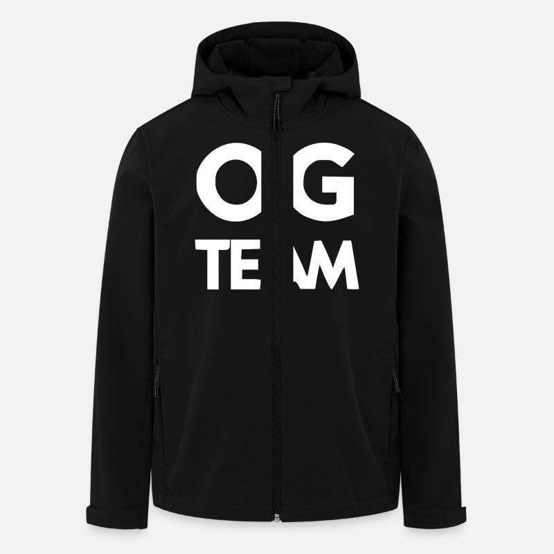 OG Team - Men’s Recycled Softshell Jacket by Stanley/Stella - black