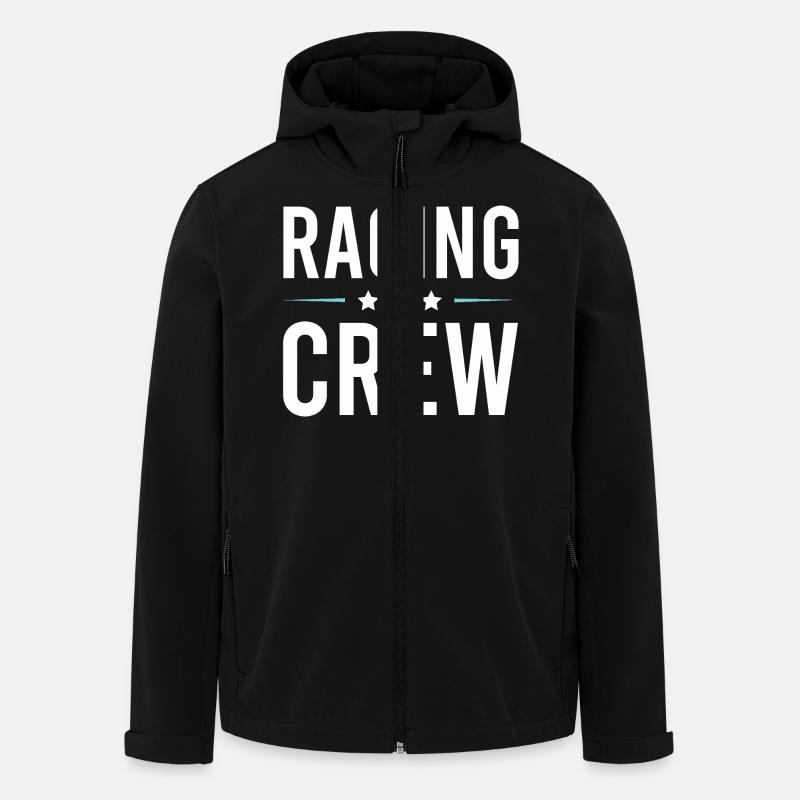 Racing Crew - Men’s Recycled Softshell Jacket by Stanley/Stella - black