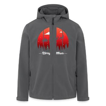 Noël 1er - Veste softshell homme en polyester recyclé Stanley/Stella - noir - Devant - AI Model Male 185 light (185cm)
