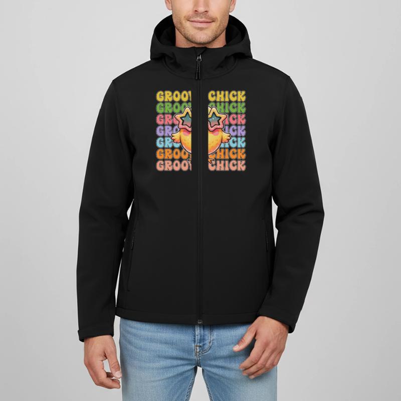 Easter Easter Bunny Easter Eve Easter Sunday Easter Egg Spring Men’s Recycled Softshell Jacket Discoverer by Stanley/Stella