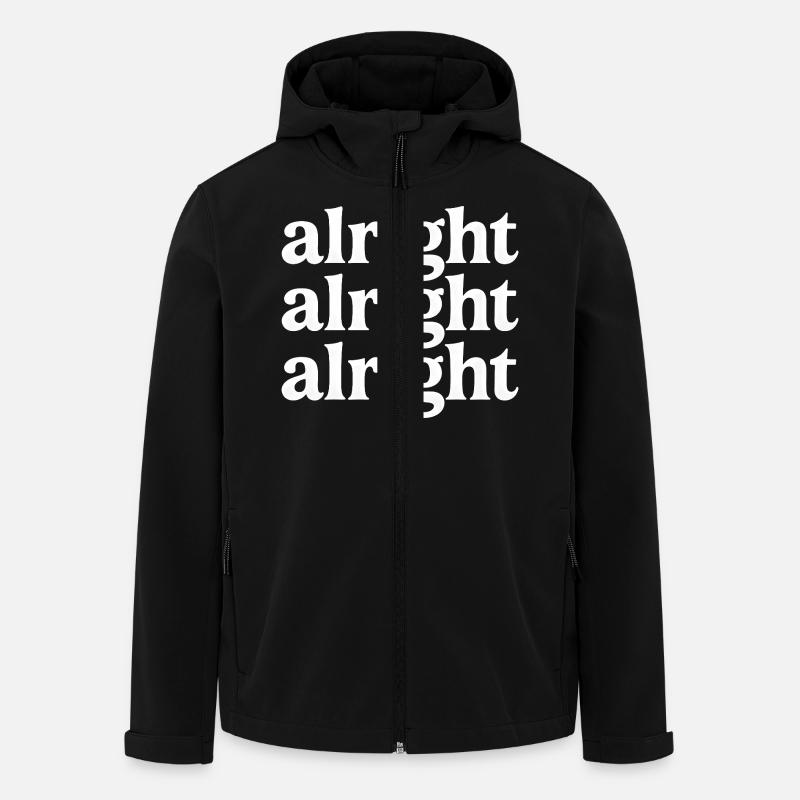 Alright - Men’s Recycled Softshell Jacket by Stanley/Stella - black