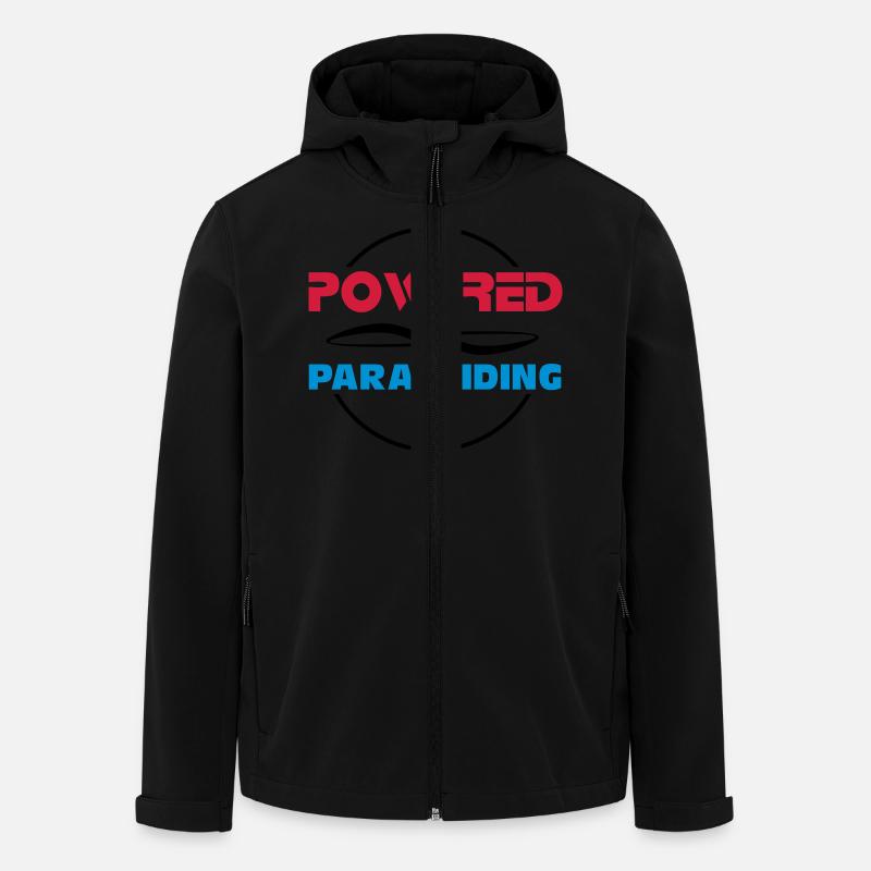 powered paragliding - Recycelte Männer Softshell-Jacke von Stanley/Stella - Schwarz