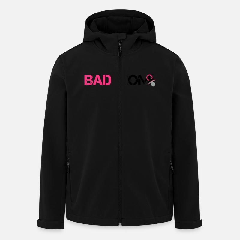 Bad Mom - Recycelte Männer Softshell-Jacke von Stanley/Stella - Schwarz