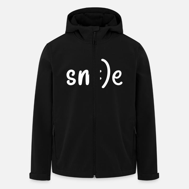 Smiling, smiling, smiling - Men’s Recycled Softshell Jacket by Stanley/Stella - black