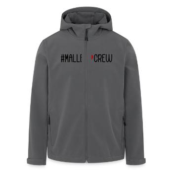 Malle Crew Mallorca - Recycelte Männer Softshell-Jacke von Stanley/Stella - Schwarz - Vorne - AI Model Male 185 light (185cm)