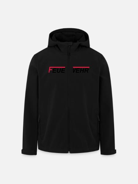 Feuerwehr langes F 2 farbig - Recycelte Männer Softshell-Jacke von Stanley/Stella - Schwarz