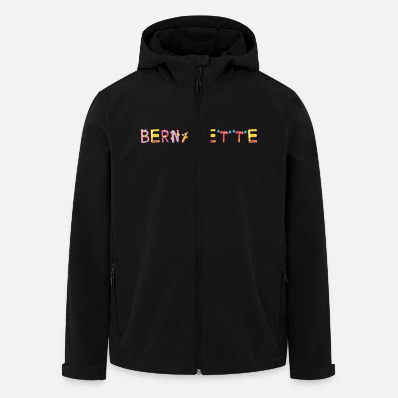 Bernadette - Recycelte Männer Softshell-Jacke von Stanley/Stella - Schwarz