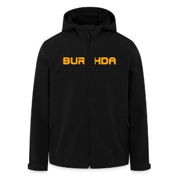 Burchda - Recycelte Männer Softshell-Jacke von Stanley/Stella - Schwarz - Vorne - AI Model Male 185 light (185cm)
