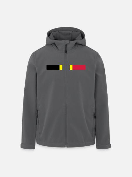Belgique (V) - Men’s Recycled Softshell Jacket by Stanley/Stella - black