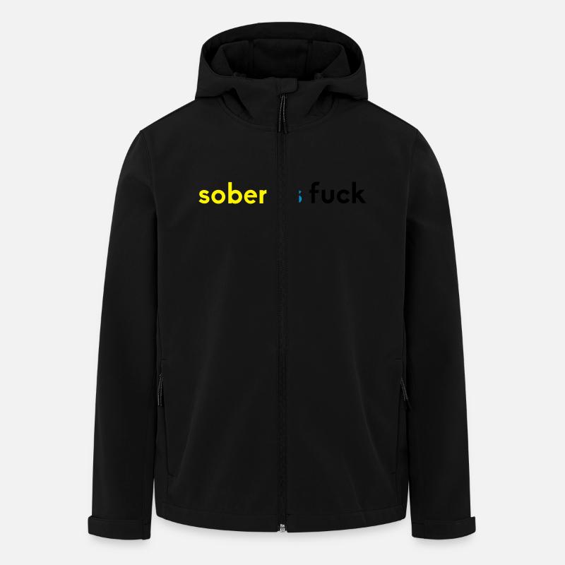 sober 2 - Recycelte Männer Softshell-Jacke von Stanley/Stella - Schwarz