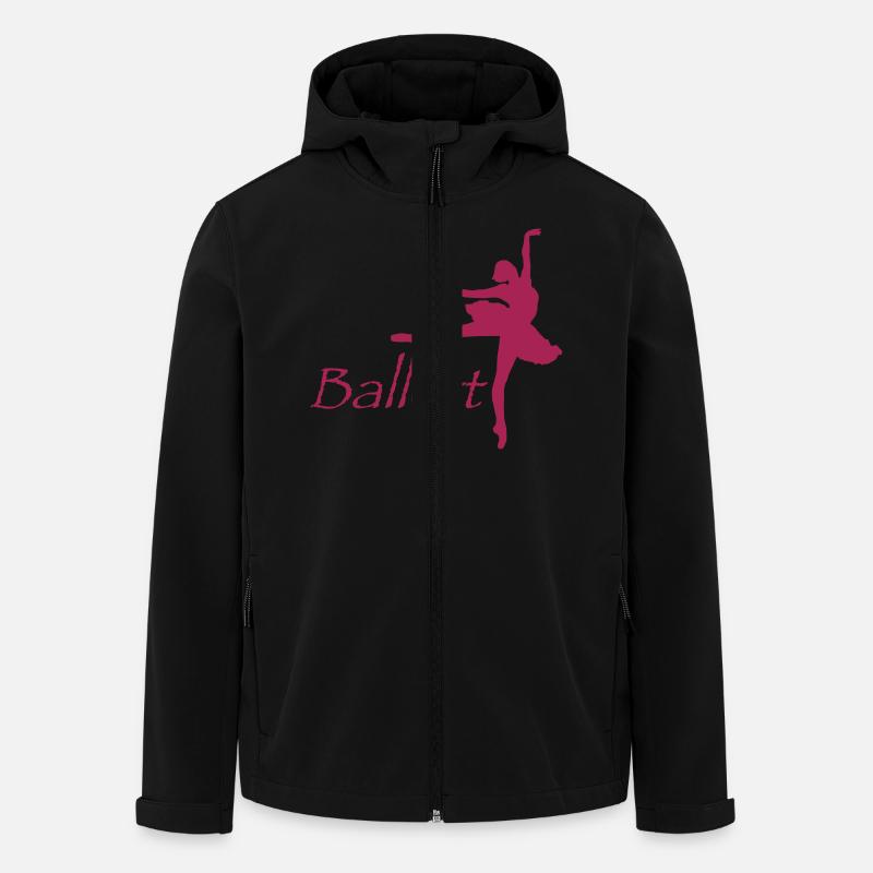 ballett_c_1c - Veste softshell homme en polyester recyclé Stanley/Stella - noir