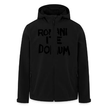 Romani ite Donum - Recycelte Männer Softshell-Jacke von Stanley/Stella - Schwarz - Vorne - AI Model Male 185 light (185cm)